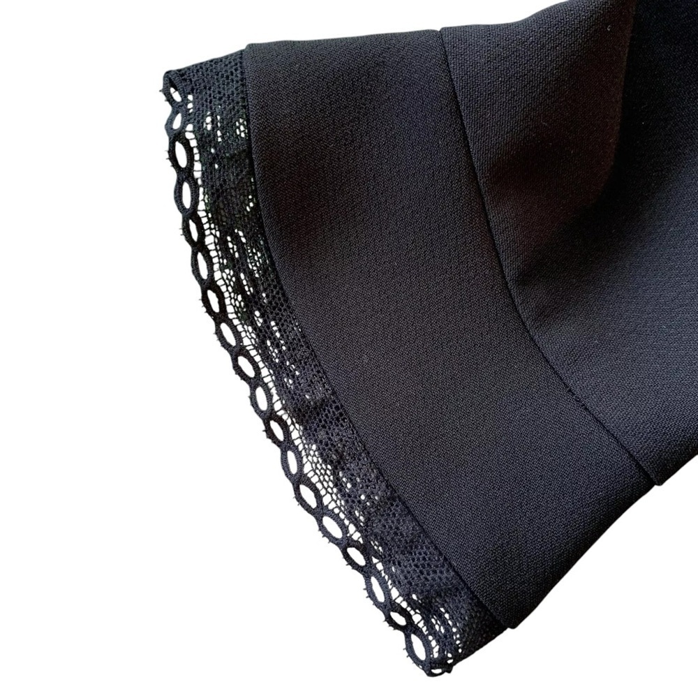 Albert Nipon Ruffle Lace Cuff Buttoned Formal Bla… - image 4